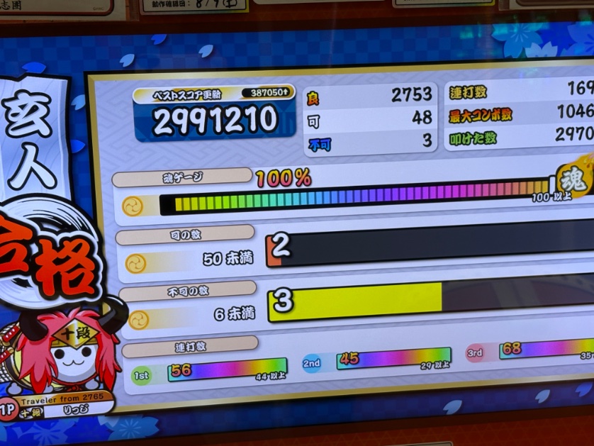 rumble27000's tweet photo. 太鼓の達人しんどすぎる https://t.co/8pPJj35vLm