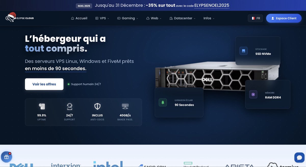 Hello, 

Après plusieurs mois de travail on arrive à la fin du développement de la V2 du site <a href="/ElypseCloud/">ElypseCloud</a> ! 

elypsecloud.com