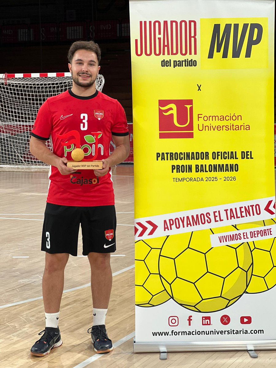 🔝MVP de la jornada15

En el partido entre el Cajasol Sevilla BM Proin y <a href="/AnaitasunaBM/">ANAITASUNA</a> , reconocemos a Alberto Ruiz como el jugador sobresaliente en la pista que recibe el galardón “El Jugador MVP del Partido” y  un vuelo para dos por parte d nuestro patrocinador <a href="/formacionuniver/">Formación Universitaria</a>