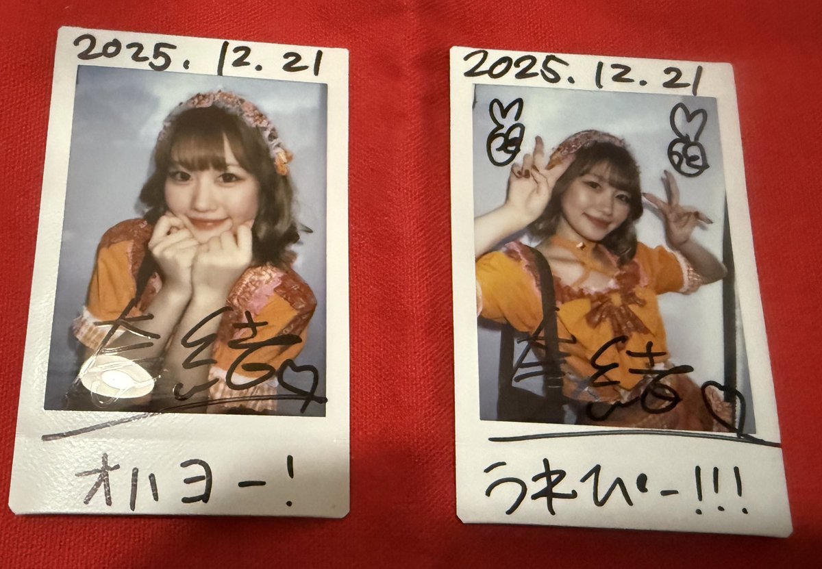 2025原宿 なおちゃんチェキ なおちゃん配信に行くようになってから