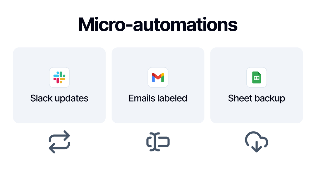 bytechefhq's tweet image. 🧩 You don’t need huge workflows to feel the power of automation. Sometimes the smallest automations are the ones that make you go, “Wait… why didn’t I do this sooner 🤔” 
#ByteChef #WorkflowAutomation #MicroAutomation #Automation #LowCode #Productivity