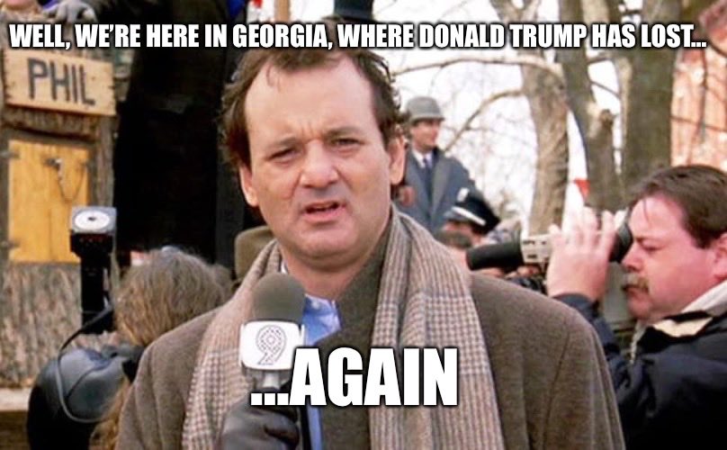 Mandollies's tweet image. When Trump has lost Georgia after 3 recounts…