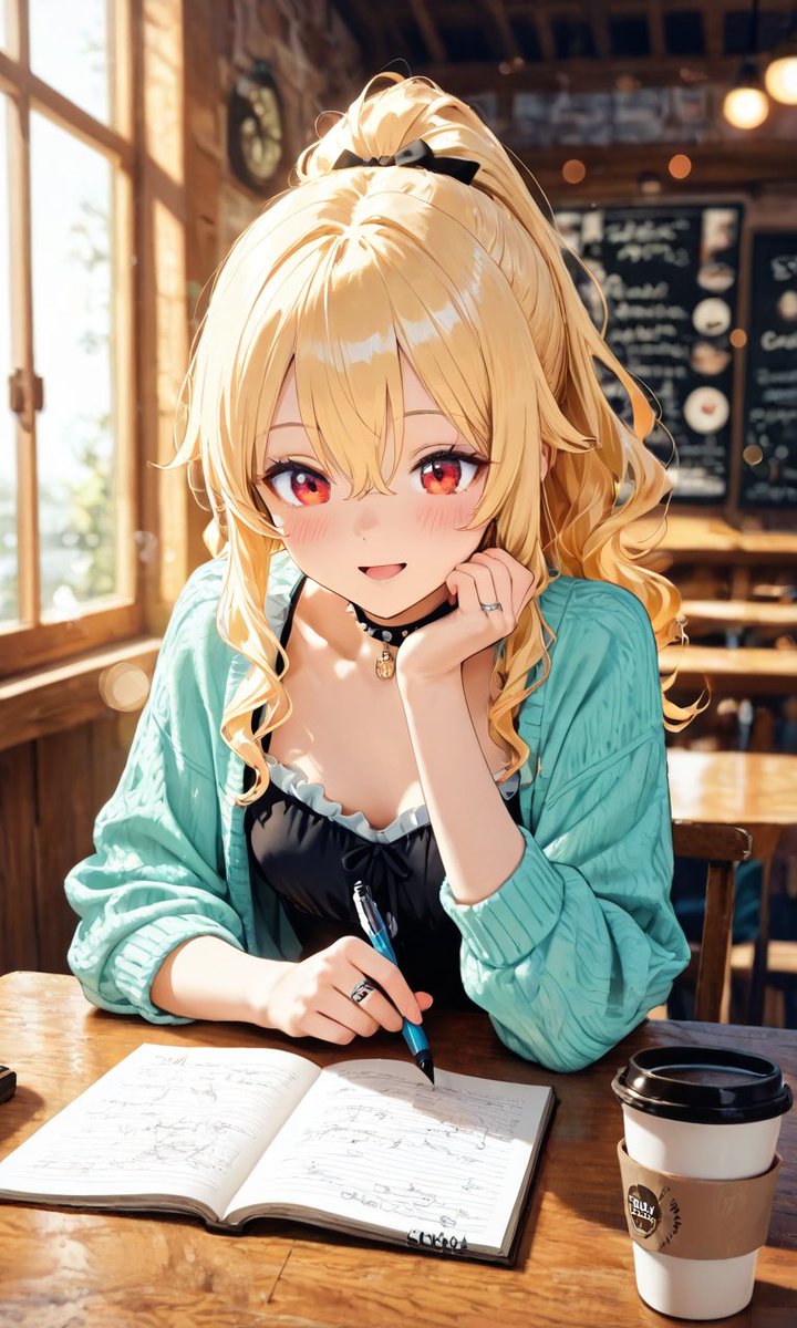 こっちでもご報告💕 AIイラスト始めて3年になりました😊 元々小説の