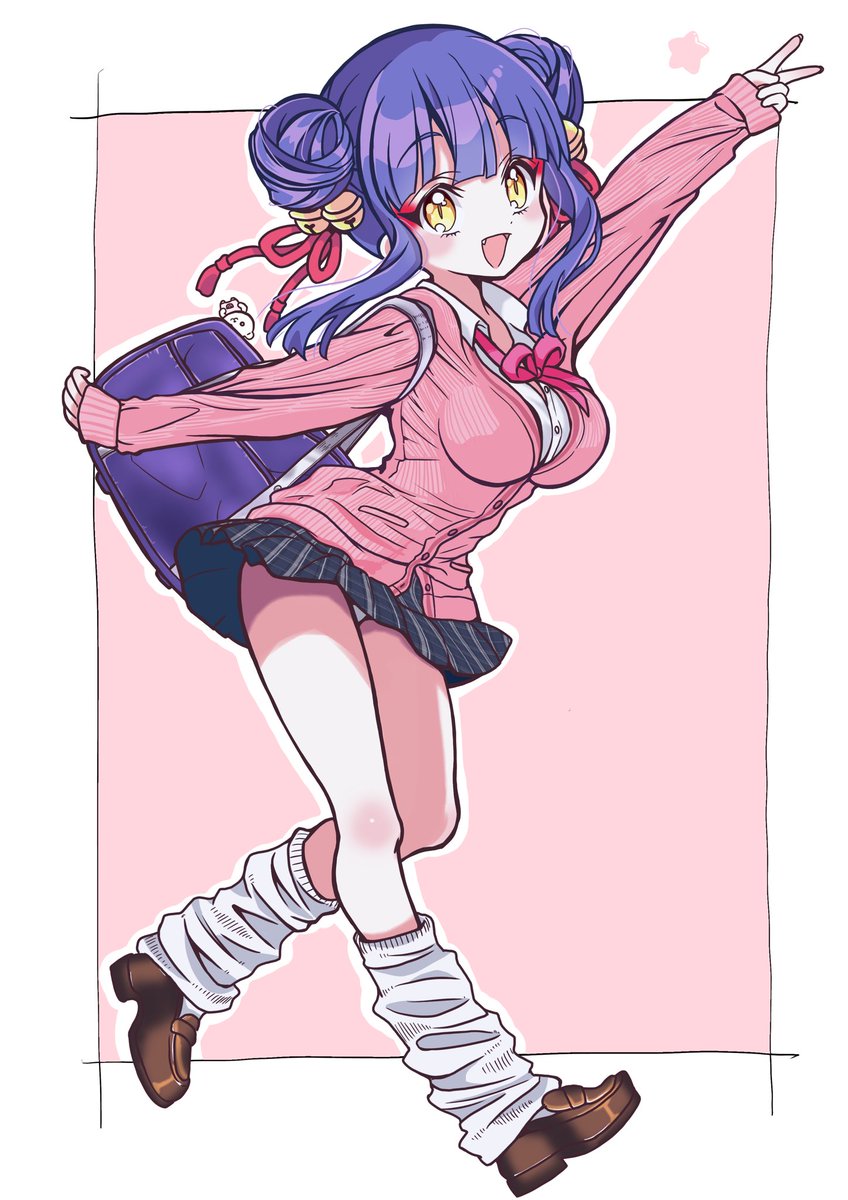 平成ギャルキョンキョンです。 #邪神ちゃんドロップキック
