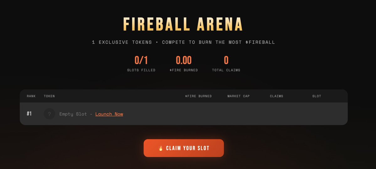 Fireball_Sol's tweet image. Arena LaunchPad Is Live:

fireball.army/arena

Things to understand for the first few hours: