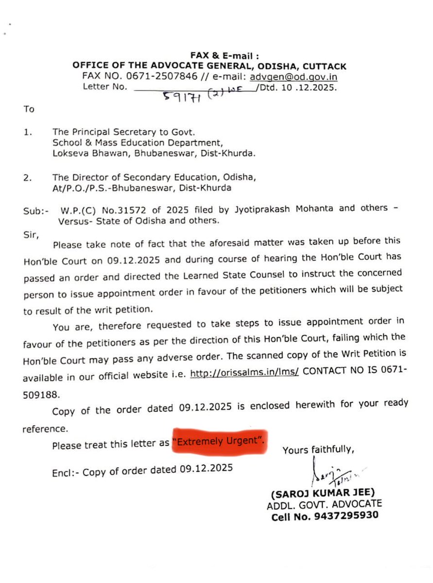 RohanKuNayak2's tweet photo. #LTR681PETJOINING
#LTR681PETJOINING
#LTR681PETJOINING
#LTR681PETJOINING
Respected Sir 🙏 HIGH COURT Already Declare To COUNTINUE ✅The process of #LTR #PET Posting.
Please Proceed our #LTR #PET joining process.
@CMO_Odisha 
@NityanandaBJP 
@dpradhanbjp 
@rashtrapatibhvn https://t.co/jokMfJEKYl