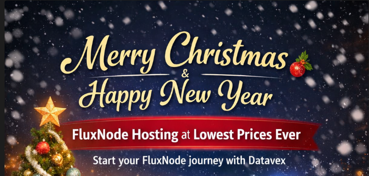 VexDataPl's tweet photo. 🎄✨ Datavex wishes everyone a Merry Christmas & Happy New Year! ✨🎄
🚀 #FluxNode #Hosting — now at our lowest prices ever!
CUMULUS — €7.99/mo ($9.37)
NIMBUS — €19.99/mo ($23.45)
STRATUS — €39.99/mo ($46.92)
✅ New & existing nodes
✅ Unique IPs • #ArcaneOS • #PNR
✅ #FluxLabs Partner
✅ High-performance infrastructure
We cut prices to the minimum so you keep more rewards 💸
Start your FluxNode journey today!
🔗 https://t.co/1ZoklsoTmn
💬 https://t.co/C5P2h2hqih
@RunOnFlux @flux #web3 @swissmnco #fluxnodes