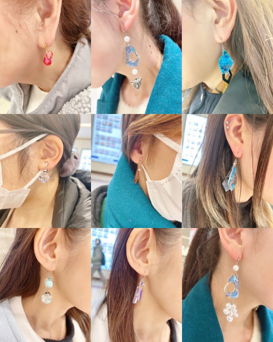 funifunihandma3's tweet image. 本日も京都 洛北阪急スクエア地下1階センタースクエアでのクリスマスマルシェ出展にご来場の皆様ありがとうございました✨

お客様スナップもありがとうございます🙌
お写真は順次掲載させていただきます🙇

※開催時間10:00〜18:00
#FUNIFUNIアクセサリー #洛北阪急スクエア