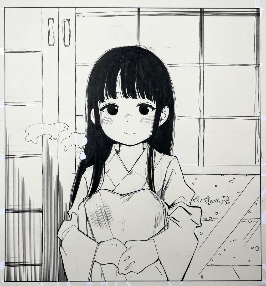 背景も描いてみた。 