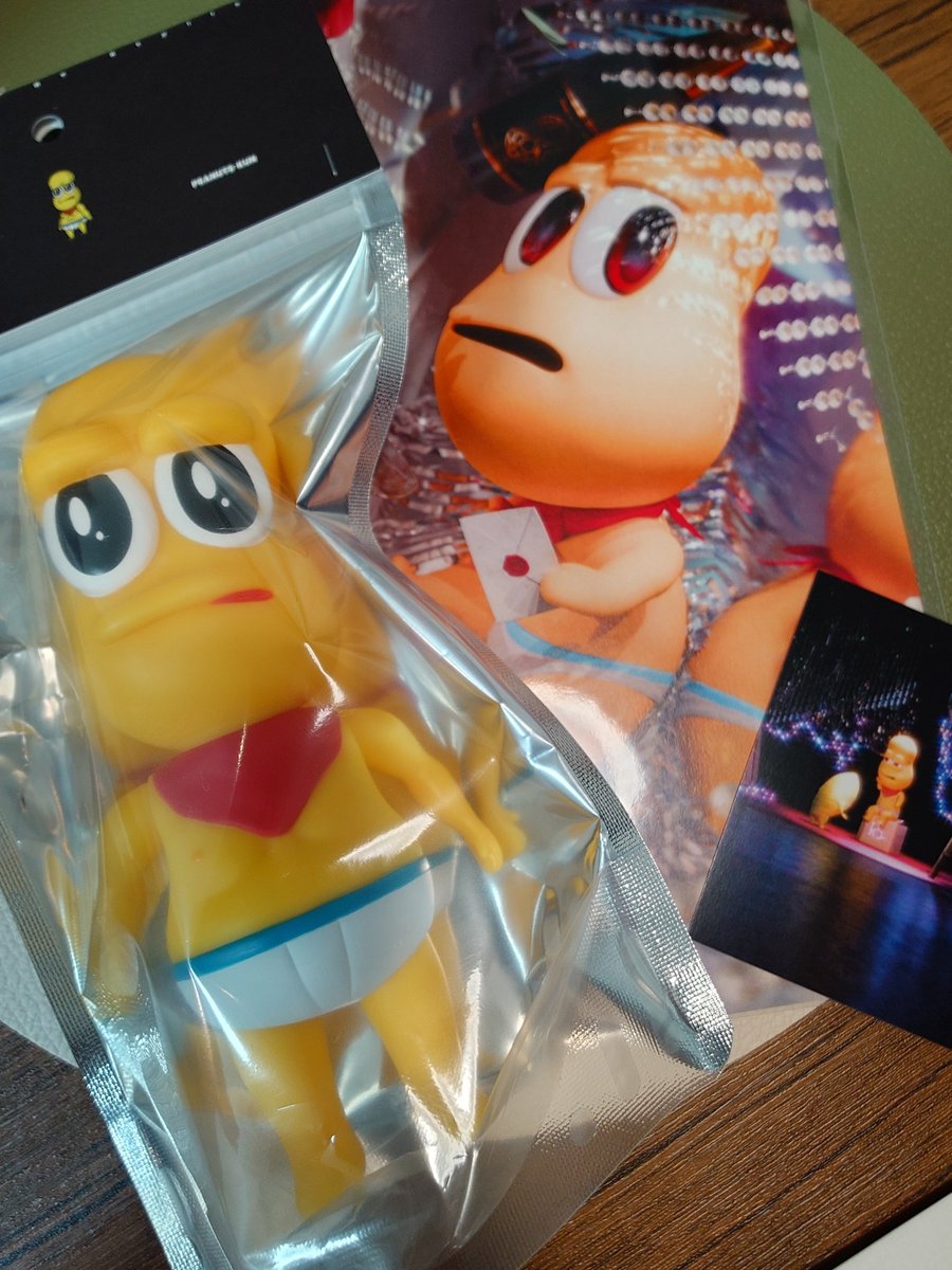 ピーナッツくんのソフビ！！