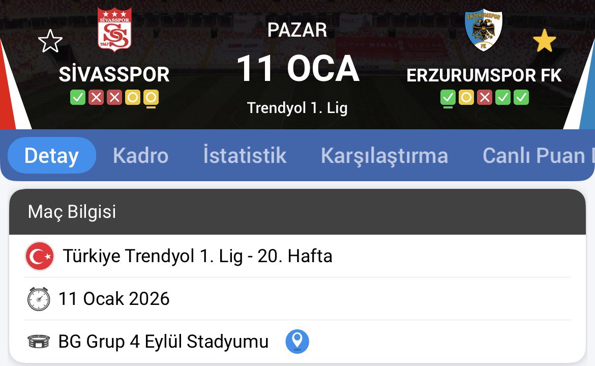 Geliyoruz Kardeşler ❤️🩵🤍
#sivasspor #erzurumspor