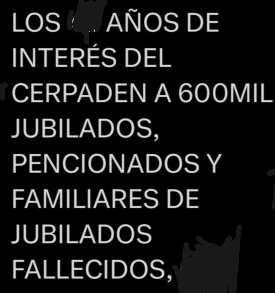 RolandoLobo3's tweet image. EXIGIMOS NUESTRO
DINERO DE LOS INTERÉS, DEL CERPADEN, 66MIL
JUBILADOS Y FAMILIARES DE JUBILADOS FALLECIDOS, ES NUESTRO DINERO NO ES UN REGALO DEL GOBIERNO.
