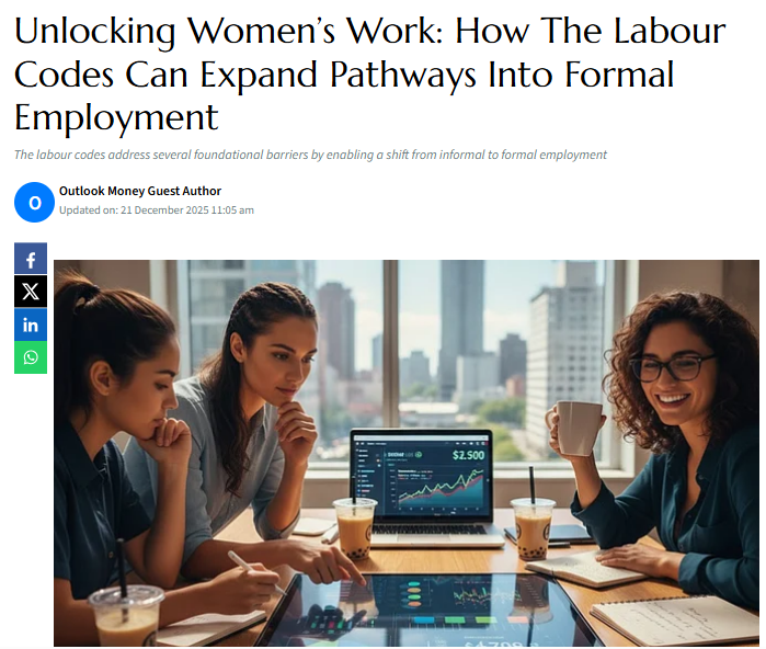 Unlocking women’s meaningful participation in the workforce is not just an economic imperative - it is the foundation of equitable and resilient growth.

In this insightful piece, Vandana Bahri, Director - Women's Economic Empowerment, Children's Investment Fund Foundation