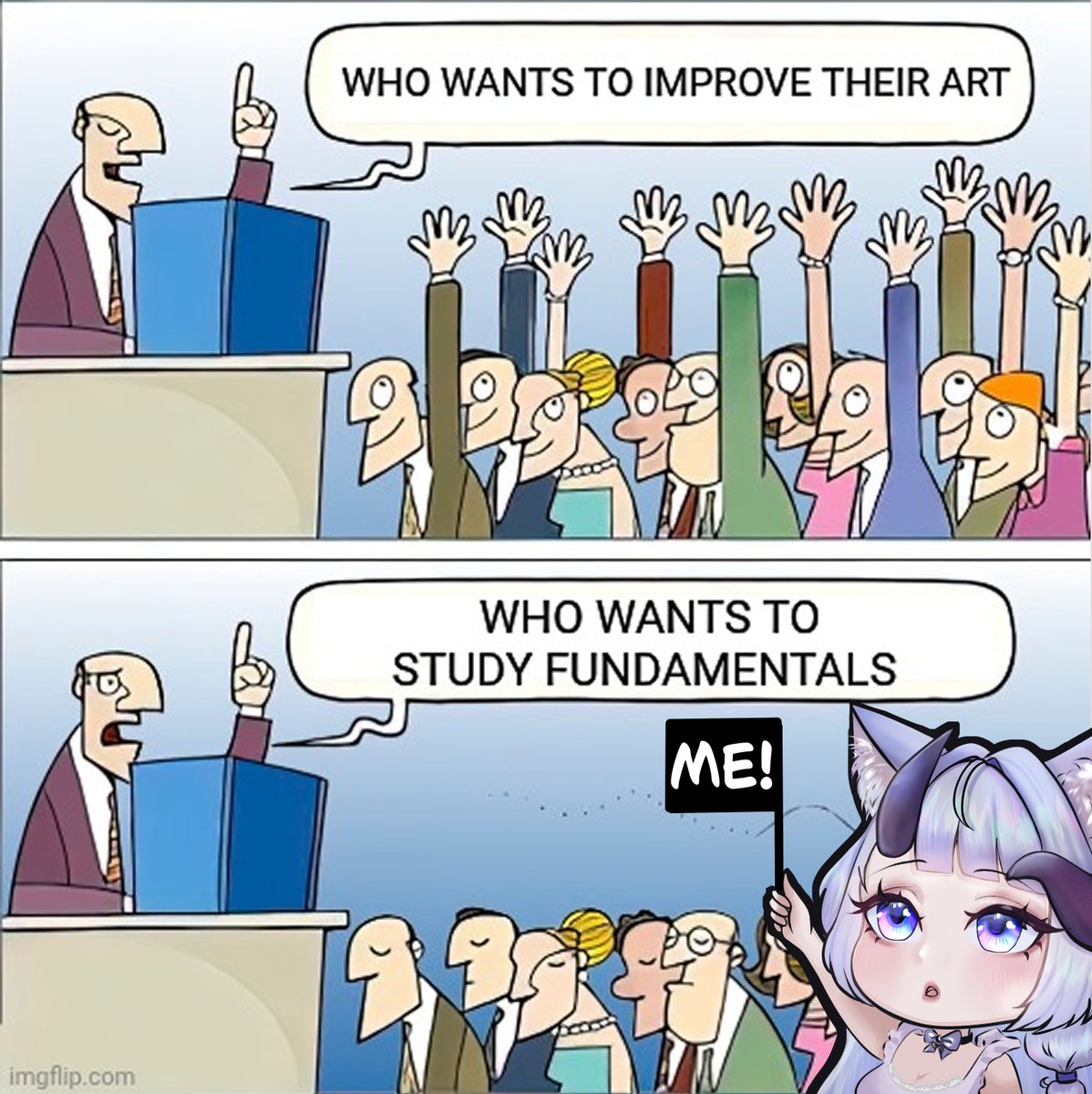 Me and my worst enemy, fundamentals. But you know I am a Crappycorn... I mean Capricorn, so I keep my enemies closer than friends 😏