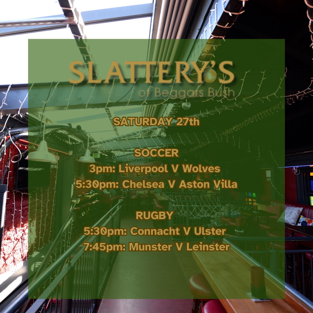 Slattery's Pub D4 tweet media