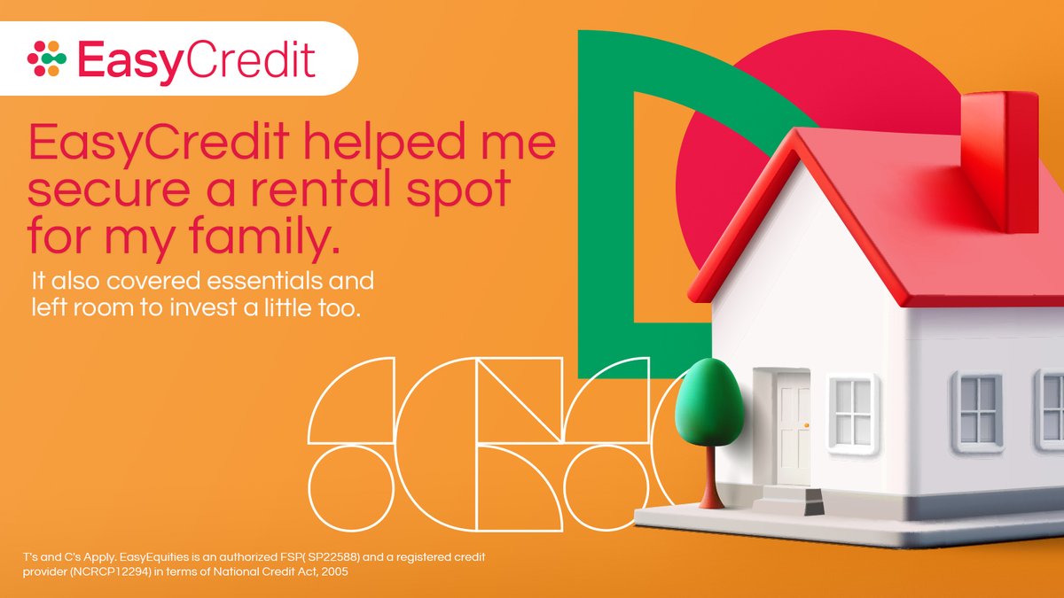EasyEquities's tweet photo. House hunting for 2026? ๐
Donโt let upfront costs catch you off guard. From deposits and first monthโs rent to the little things like curtains and kettles.
#EasyCredit is our asset-backed lending product, enabling clients to ๐ฎ๐ฐ๐ฐ๐ฒ๐๐ ๐ฐ๐ฎ๐๐ต ๐๐ถ๐๐ต๐ผ๐๐ ๐๐ฒ๐น๐น๐ถ๐ป๐ด their investments.
Addressing one of the primary drivers of portfolio churn - short-term cash needs - by allowing investors to borrow against their holdings. In doing so, it helps clients stay invested for the long term!
๐'๐ด ๐ข๐ฏ๐ฅ ๐'๐ด ๐๐ฑ๐ฑ๐ญ๐บ. ๐๐ข๐ด๐บ๐๐ฒ๐ถ๐ช๐ต๐ช๐ฆ๐ด ๐ช๐ด ๐ข๐ฏ ๐ข๐ถ๐ต๐ฉ๐ฐ๐ณ๐ช๐ป๐ฆ๐ฅ ๐๐๐(๐๐22588) ๐ข๐ฏ๐ฅ ๐ข ๐ณ๐ฆ๐จ๐ช๐ด๐ต๐ฆ๐ณ๐ฆ๐ฅ ๐ค๐ณ๐ฆ๐ฅ๐ช๐ต ๐ฑ๐ณ๐ฐ๐ท๐ช๐ฅ๐ฆ๐ณ (๐๐๐๐๐12294) ๐ช๐ฏ ๐ต๐ฆ๐ณ๐ฎ๐ด ๐ฐ๐ง ๐๐ข๐ต๐ช๐ฐ๐ฏ๐ข๐ญ ๐๐ณ๐ฆ๐ฅ๐ช๐ต ๐๐ค๐ต, 2005.
https://t.co/pbGoK3QCIy | #EasyEquities
