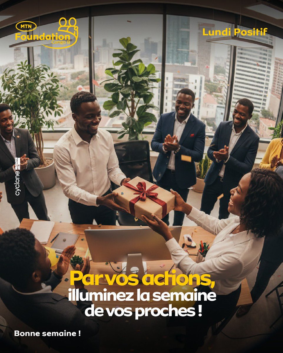 [SEMAINE GÉNÉREUSE 🎁 💐]
DONNER C’EST RECEVOIR 💛

Et si on illuminait la semaine d’un collaborateur 🤗 ?

#Noël #LundiPositif