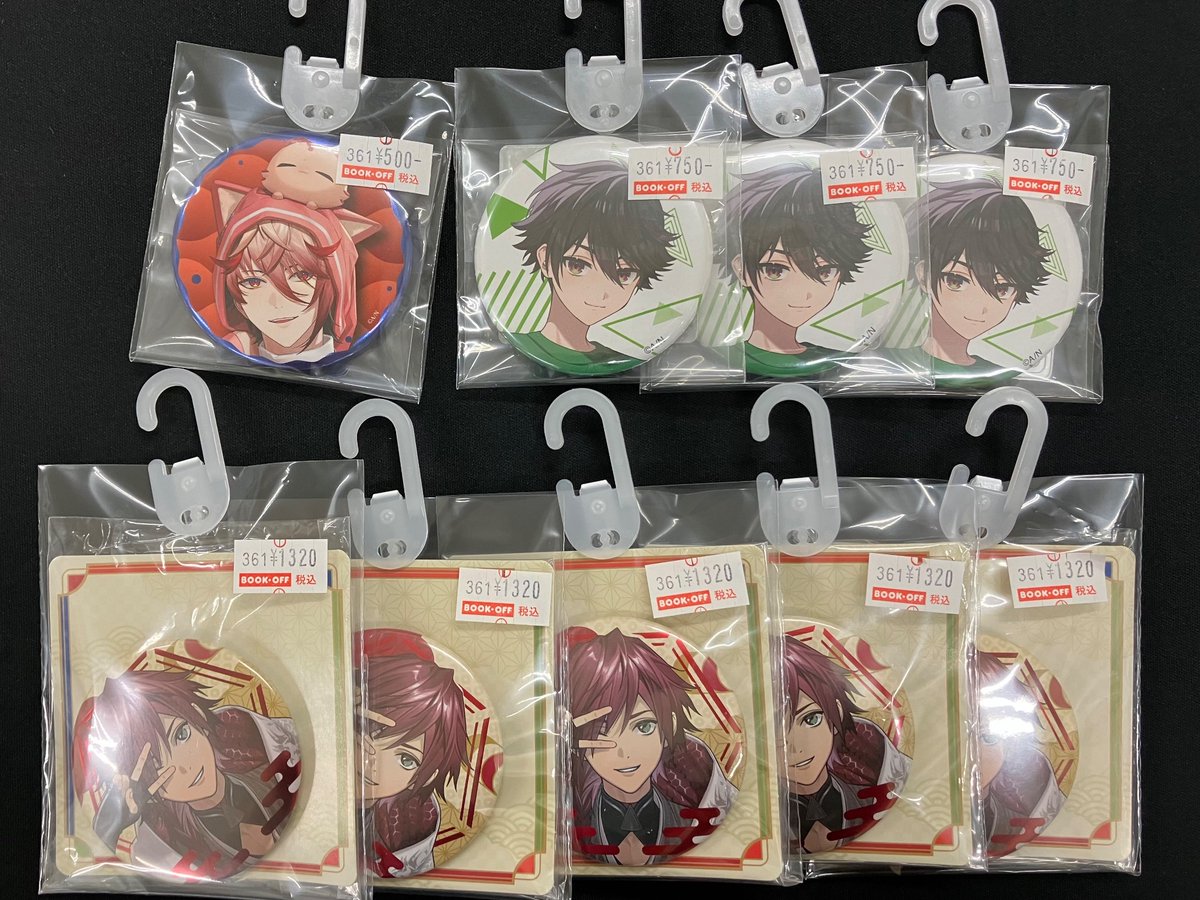 🍴ホビー入荷情報🐟 #酒寄颯馬 にじさんじフェス2025缶バッジ 等 #にじ