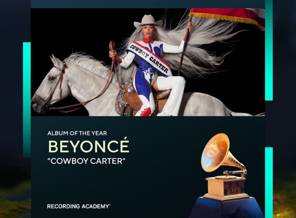 chelseasandrax's tweet photo. Beyoncé won AOTY! https://t.co/7GKJo2dxvI