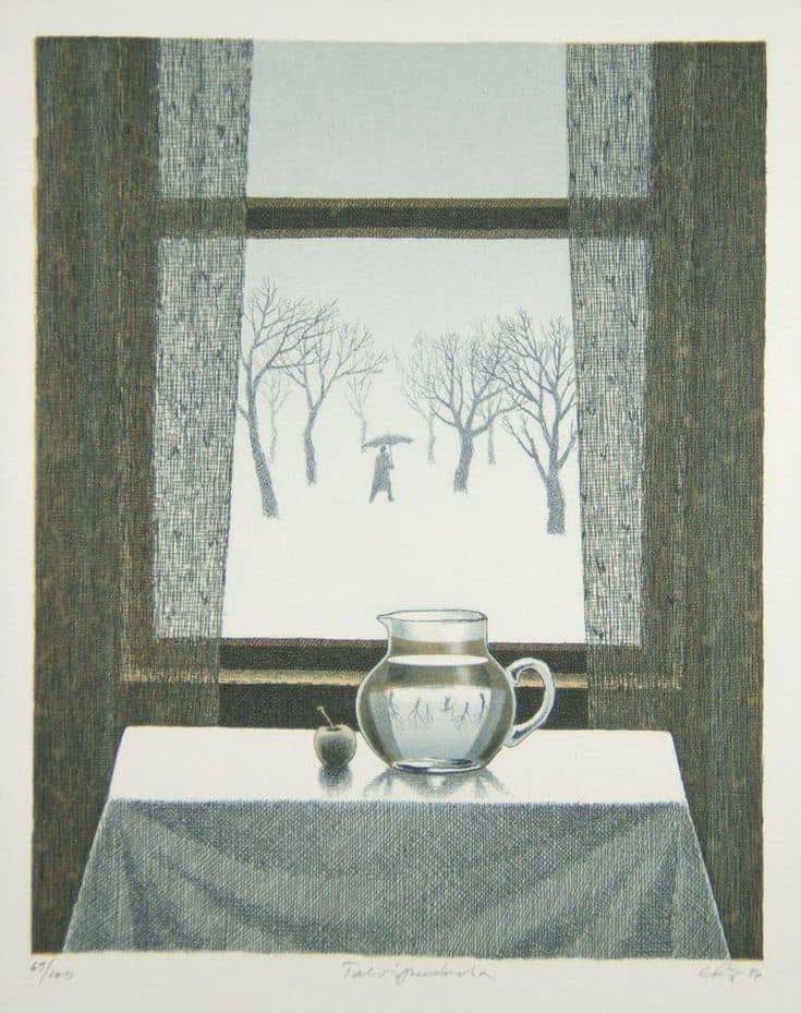 Esa Riippa (born 1947) Talvipuutarha [Winter Garden], 2006.