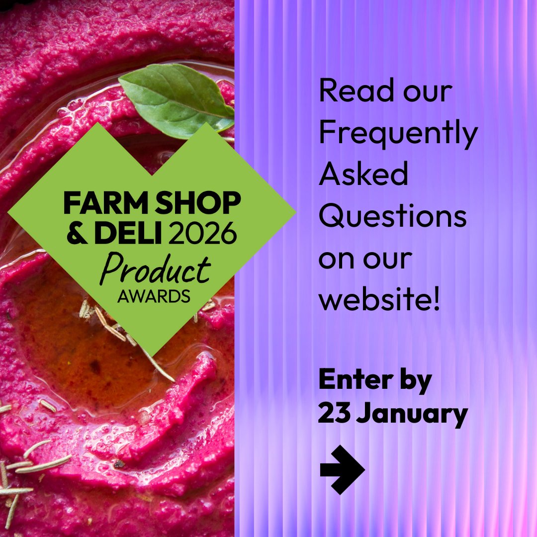 FarmShop_Deli's tweet image. With entries closing next month, have you got any burning questions about the Product Awards? 

From submitting samples to judging criteria, we have a handy FAQs webpage to answer all your burning questions! 

🔗 bit.ly/4aRQpGA

#FSDAwards #ProductAwards #EnterNow #FAQs