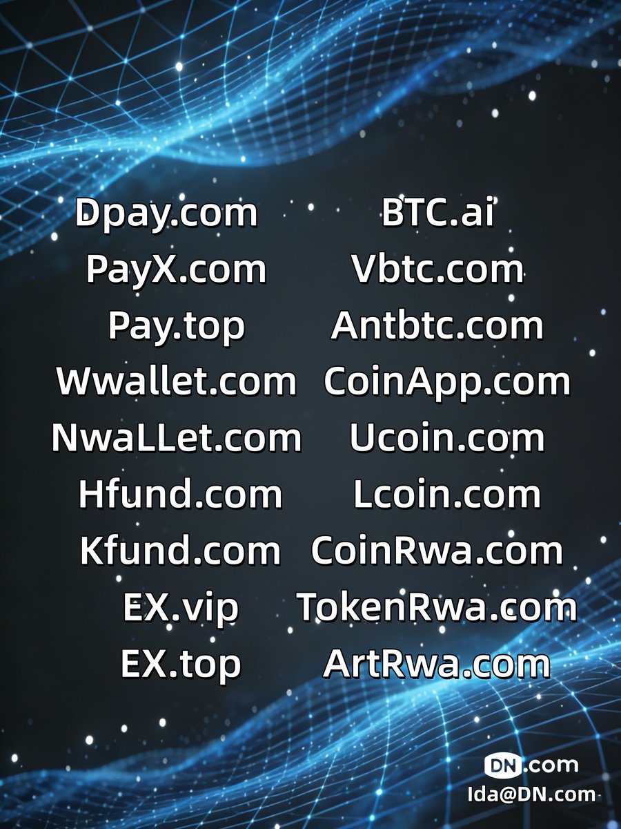 Domains for sale 🥂
In the Web3 sector, a good domain name is the hard currency of digital identity!
#Web3