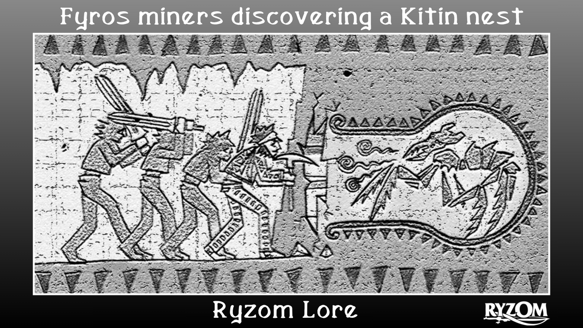 #RYZOM Lore
Miners discovered a Kitin nest in the Prime Roots. Their instinct led them to destroy the first giant insects they encountered. Legions of Kitin soldiers emerged, cities were decimated, entire populations perished, great civilizations collapsed.#indiegames #OpenSource