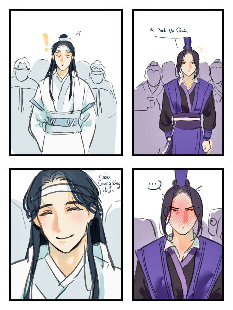 LinhLinhgame372's tweet image. LX: Oh!
JC: Ah, Lan Xichen-
LX: Hello, Jiang Wanyin~
JC: ...
#lanxichen #JiangCheng #xicheng #MDZS