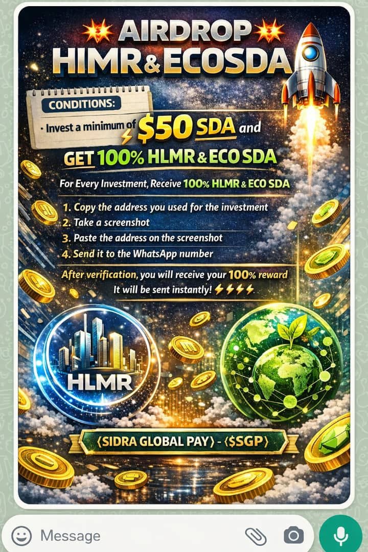 Abdulsubhann0's tweet photo. Imagine a world where money flows without injustice ⚖️
GLOBAL PAY is building that world
Powered by SIDRA Chain 
👉 https://t.co/RKohh9Z0kV
#FinanceWithEthics #HalalBlockchain 🌍 https://t.co/MFxlNG6vFK