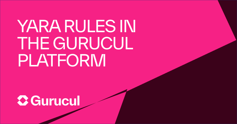 YARA is powerful but context is everything.

Gurucul turns YARA matches into actionable intelligence by correlating them with behavior analytics, threat intel, ML risk scoring, and automated response.

Precision detection. Real context. Faster response. 
tinyurl.com/2nuevrwb