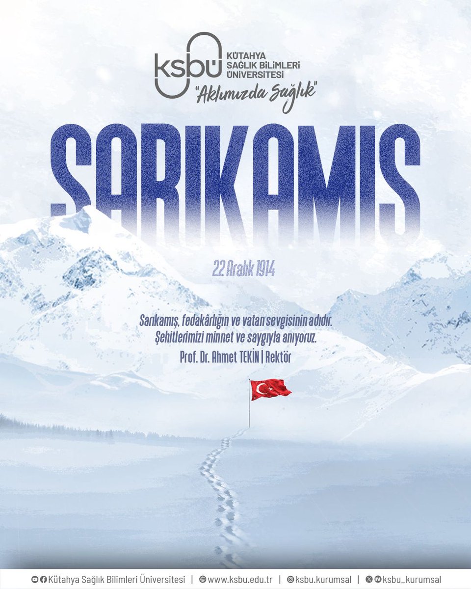Kütahya Sağlık Bilimleri Üniversitesi (@ksbu_kurumsal) on Twitter photo 