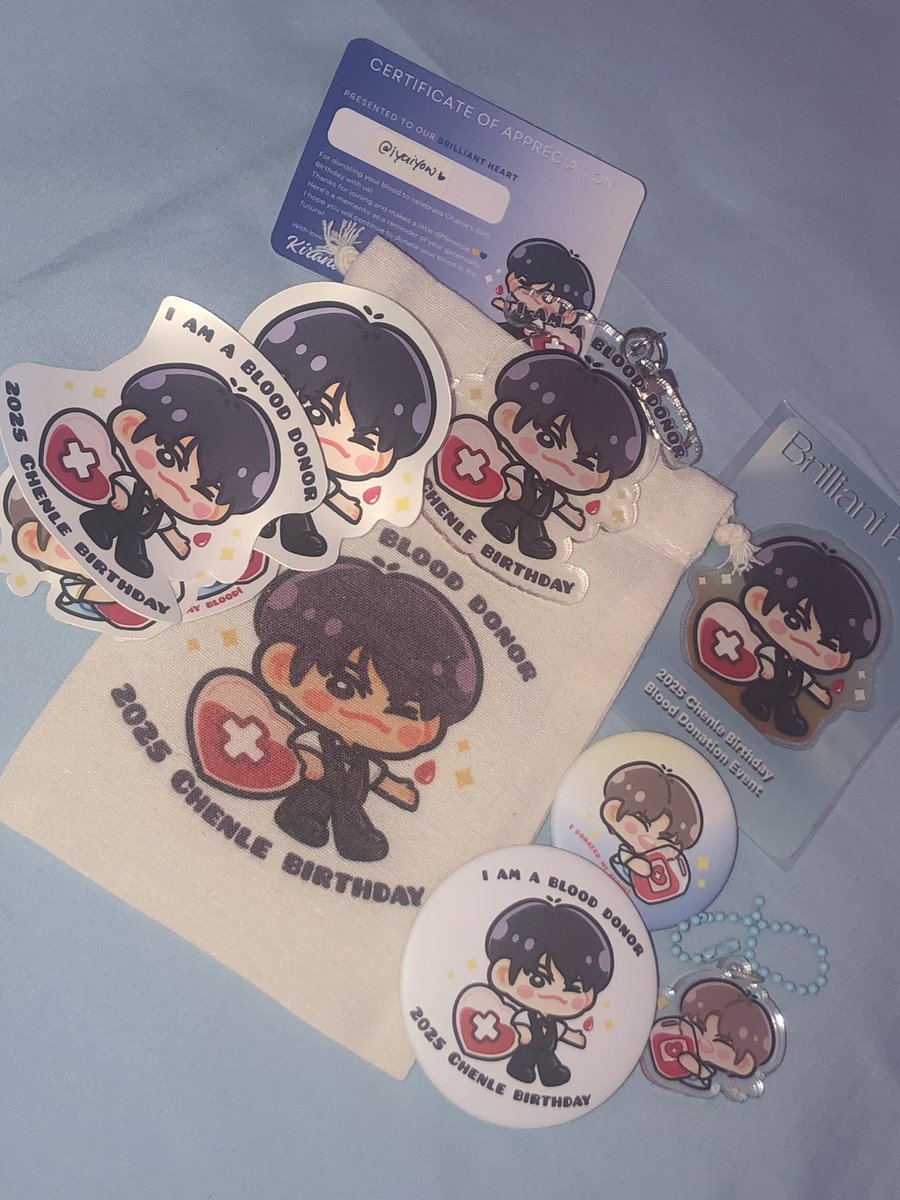 iyaiyow_'s tweet photo. baru buka paket freebies chenle birthday dari ka @gleamingyellow 
terima kasiii banyakk 🩵 https://t.co/OlwWHmjcrw