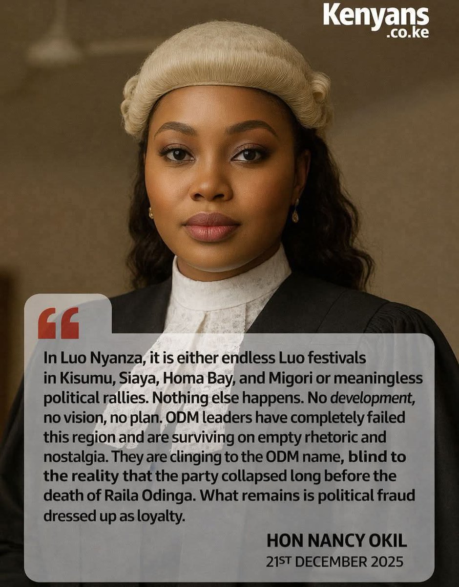 Huyu Okil has spoken for 60 million  Kenyans. Erokamano nyathiwa.