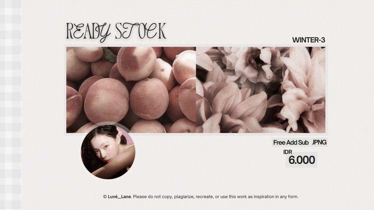 withinluve's tweet image. Help repost? Thank you! 🤍 

Ready to be yours — 6 layout featuring Winter. Priced at IDR 6.000. Free add sub.

DM me if you’re interested. Don’t forget to mention after! &amp;lt;3 #zonauang

(1/2) 🤍