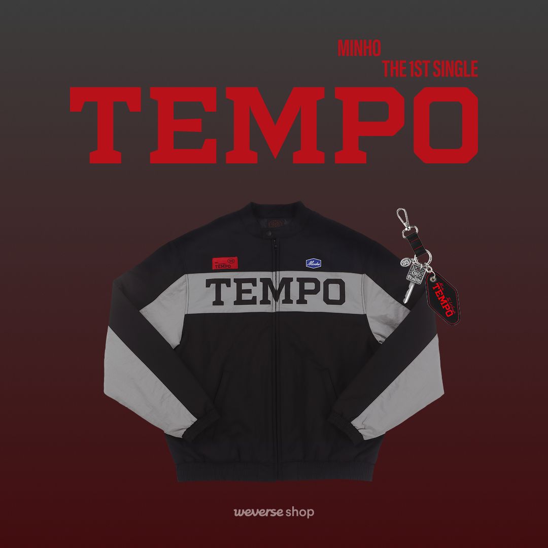SHINee　ミンホ　ミノ TEMPO ライディングジャケット　新品 SHINee Pre-order #MINHO The 1st Single [TEMPO] Official Merch The
