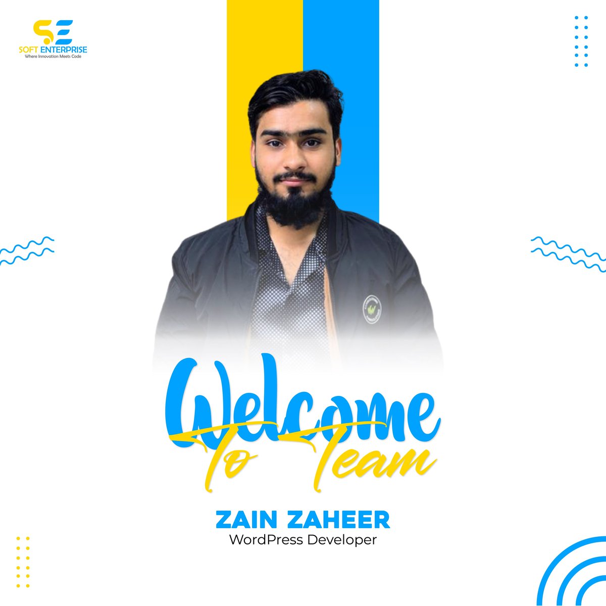 softenterprise_'s tweet image. Welcome to the team, Zain Zaheer!🎉
We’re excited to have you onboard as our WordPress Developer, bringing creativity, performance, and powerful web solutions to life.

#LifeAtSoftEnterprise #SoftEnterprise #WordPressDevelopment #WebInnovation #DigitalExperts #TechCareers
