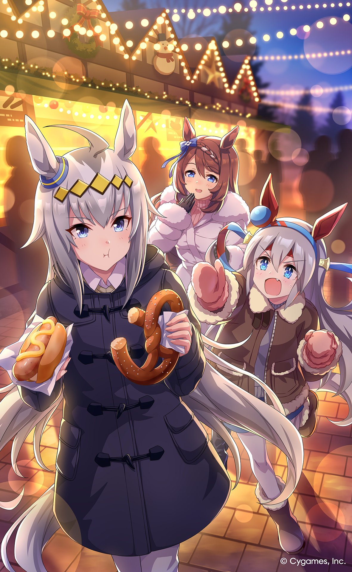Umamusume: Pretty Derby English mobile game christmas visual 