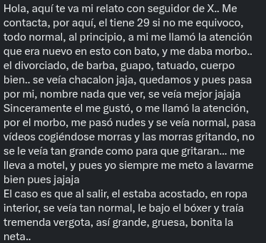 RelatosSinaloa's tweet photo. 🚨Nuevo relato 🚨
Me estreno a seguidor de X 🫣🥵
. 
.
.
 Rt 🔃 y ♥️para mas relatos.. https://t.co/ru5uHiI53f