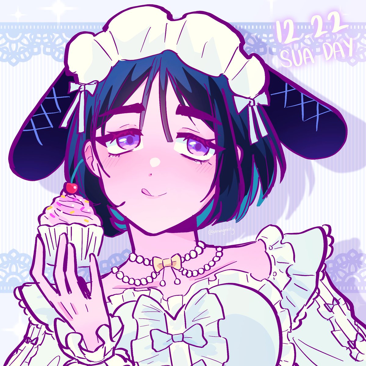 strangelewdity's tweet image. its sua day! 🎂 #alnst