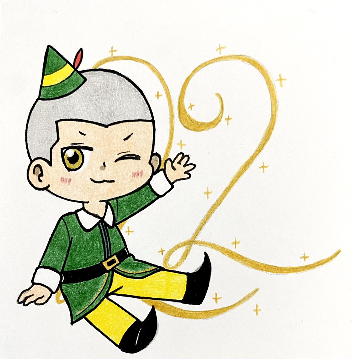 Natsuki208's tweet image. SNK Advent Calendar! - Connie

Here he is as Buddy from the movie Elf. 🧝
#attackontitanfanart #aotfanart #ConnieSpringer #aot #snk