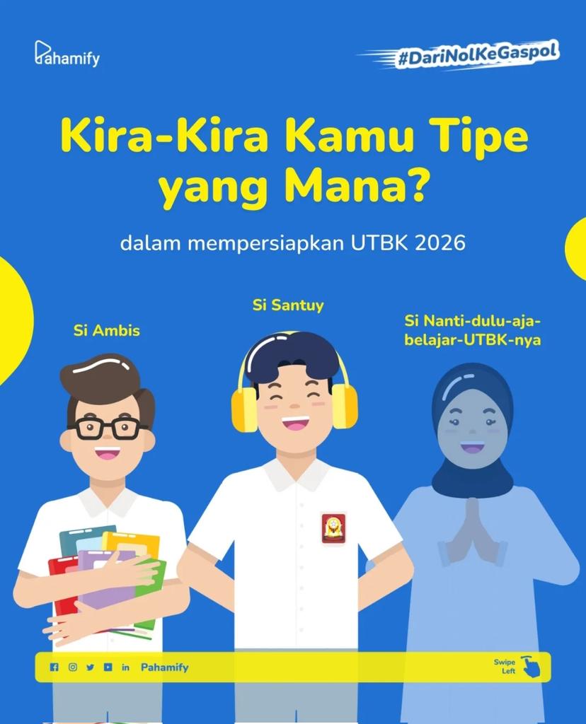 pfmtryout's tweet photo. Menjelang liburan akhir tahun dan menyambut 2026, ini momen terbaik buat kamu mulai serius menyiapkan UTBK sambil tetap menikmati suasana liburan ✨
Belajar memang kadang terasa berat, rasa ragu juga sering datang… tapi tenang, kamu nggak sendirian 🌿 https://t.co/nPCopFKh0p