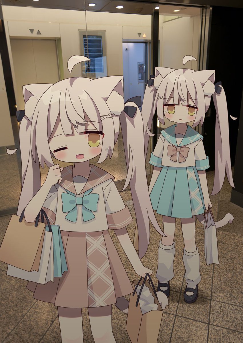 ふたごねこちゃん❕❕🩵🩷