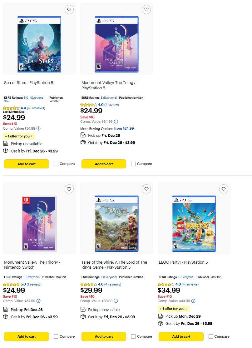 Wario64's tweet photo. iam8bit sale at Best Buy https://t.co/i1V6NkBCay #ad https://t.co/p2EJVhcK21