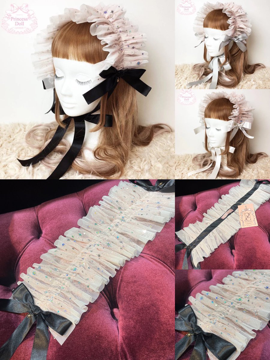 アトリエピエロ エストレージャス　デビルホーンヘッドドレス 白 2.3枚目必見 アトリエピエロ エストレージャス デビルホーンヘッドドレス 白 2.3枚