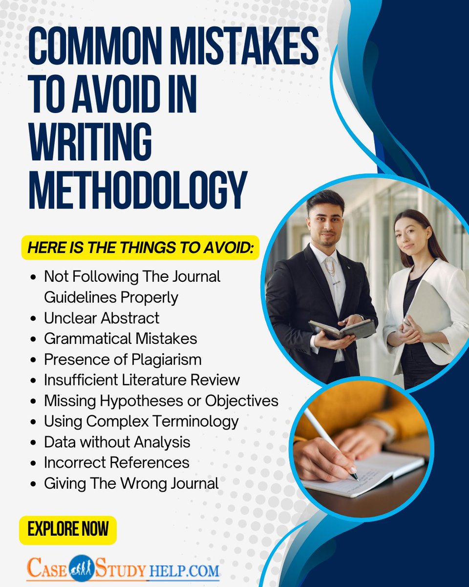 casestudyhelp's tweet image. Your methodology can make or break your research

Avoid these common mistakes to keep your study clear!

Visit at: tinyurl.com/5ypsu9ux

#researchmethodology #academicwriting #thesishelp #dissertationtips #researchmistakes #studentguide #collegelife #studysmart #casestudyhelp