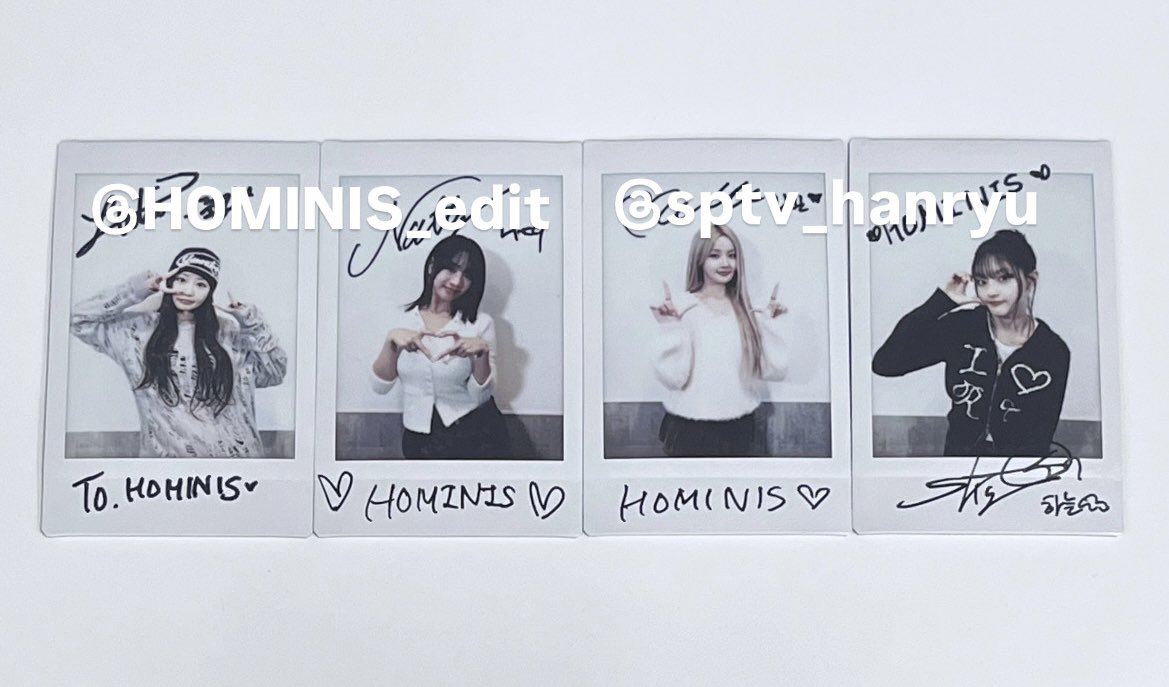 アイドル サイン入りチェキセット NEXZ直筆サイン入りチェキ K-POPアイドル オンラインくじ ヒュイ NEXZ