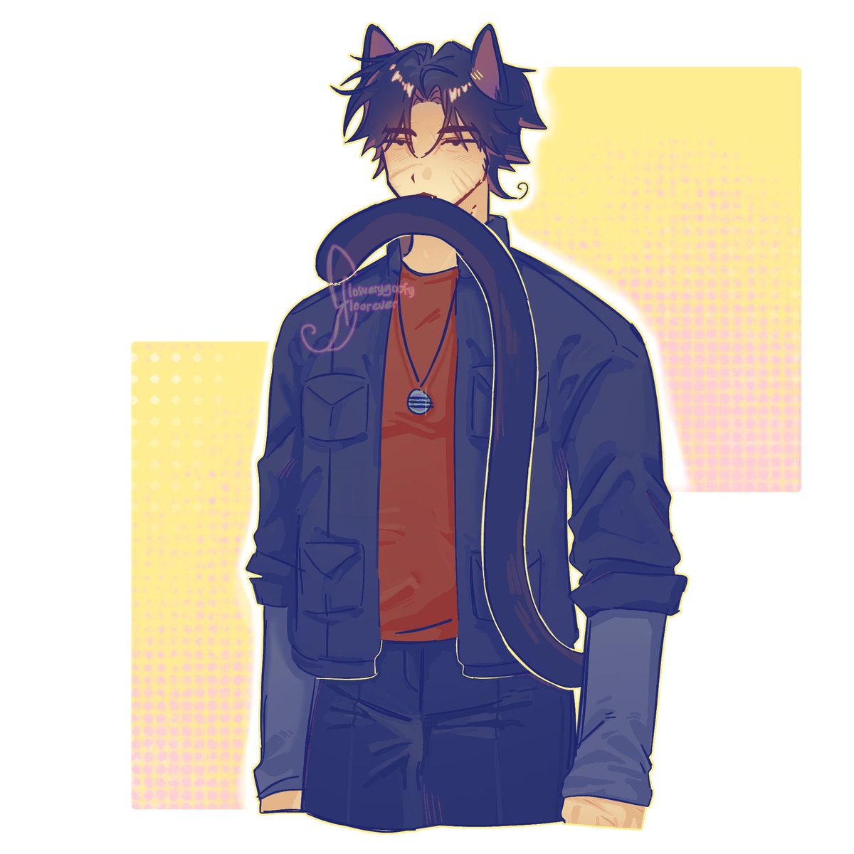 felt like drawing nyasu + a lil color practice

#yasumasashige