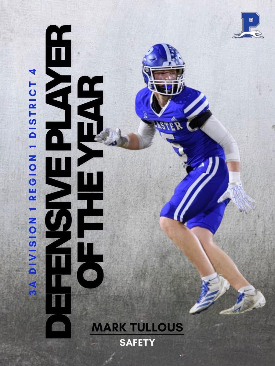 2x District Defensive MVP
S/WR/Ath 6’2 185lbs
3.67 GPA Honors and Dual Credit
<a href="/PeasterFBALL/">Peaster Football</a> 3AD1 District 4
(13-2) (4-1) Ap Poll #8

13 car 50 yrds 2 td
12 rec 251 yrds 4 td
38 solo • 68 assist • 106 total • 4 tfl • 8 int 200 int return yrds • 1pb for safety • 1 ff
3 kr 41