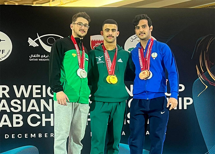 12 ميدالية لمنتخب رفع الأثقال في ثاني أيام بطولة غرب آسيا بالدوحة 