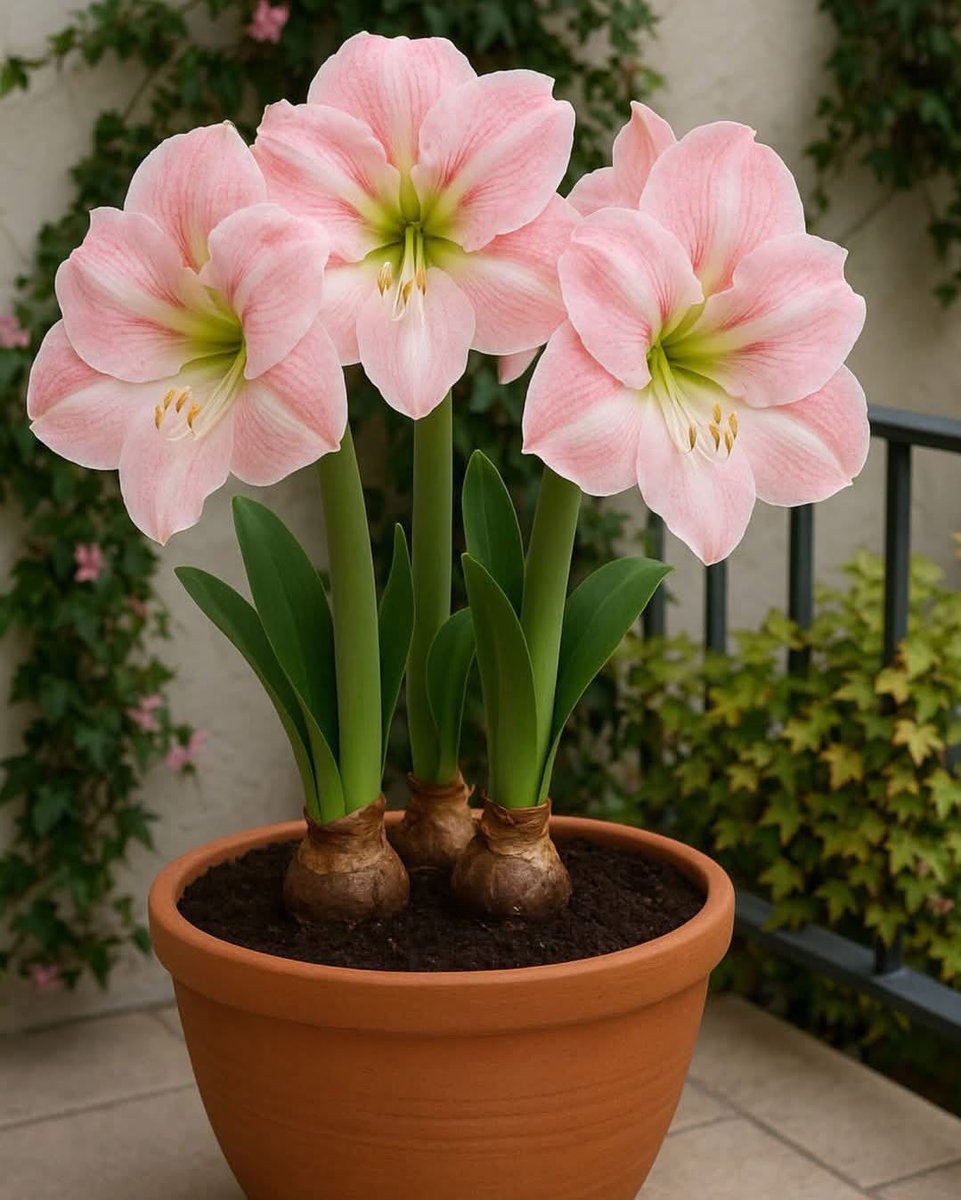 mshafqat72's tweet image. Amaryllis in full bloom 🌺✨ Bold, elegant, and radiant. This stunning flower turns every space into a celebration of color and grace. A true reminder that beauty blooms with confidence.
#Amaryllis #FlowerLovers #BloomSeason #NatureBeauty #FloralMagic